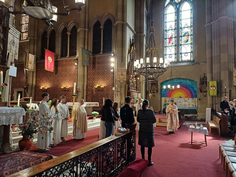 Taufe in der Kirche "Zur Heiligen Familie"